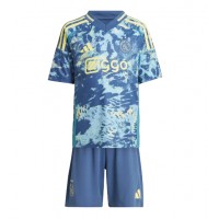 Ajax Brian Brobbey #9 Replica Away Minikit 2024-25 Short Sleeve (+ pants)